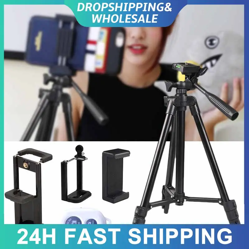 Camera Tripod Stand Durable Professional Smartphone Tripod Multi-function Foldable Camera Phone Tripod Aluminum Tripod