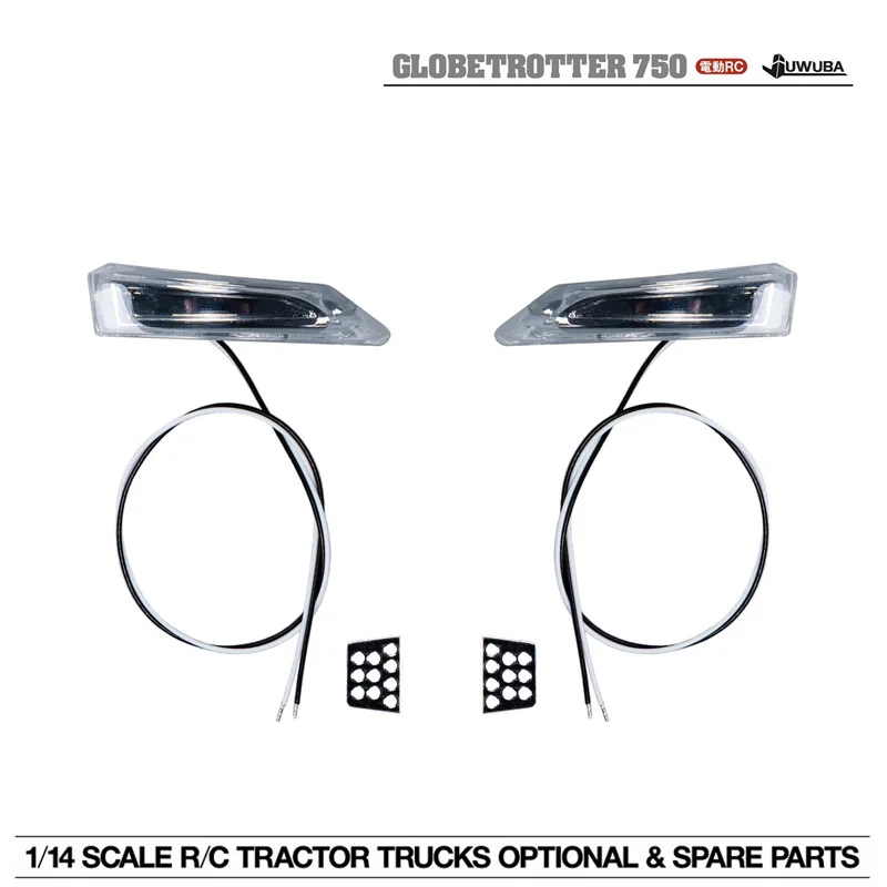 FH16 750 Chin Side Turn Signal CBD-K56 For 1/14 Tamiyaa RC Dump Truck Tractor 56360 56362 56375 VOLVOO JUWUBA Toy Model Parts