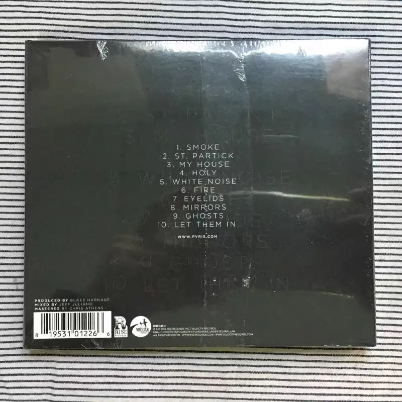 CD Blanco Ruido, 2014-11-04, PVRIS, Rise/Velocity Records, Rock alternativo/Roca electrónica/ Synth-Pop