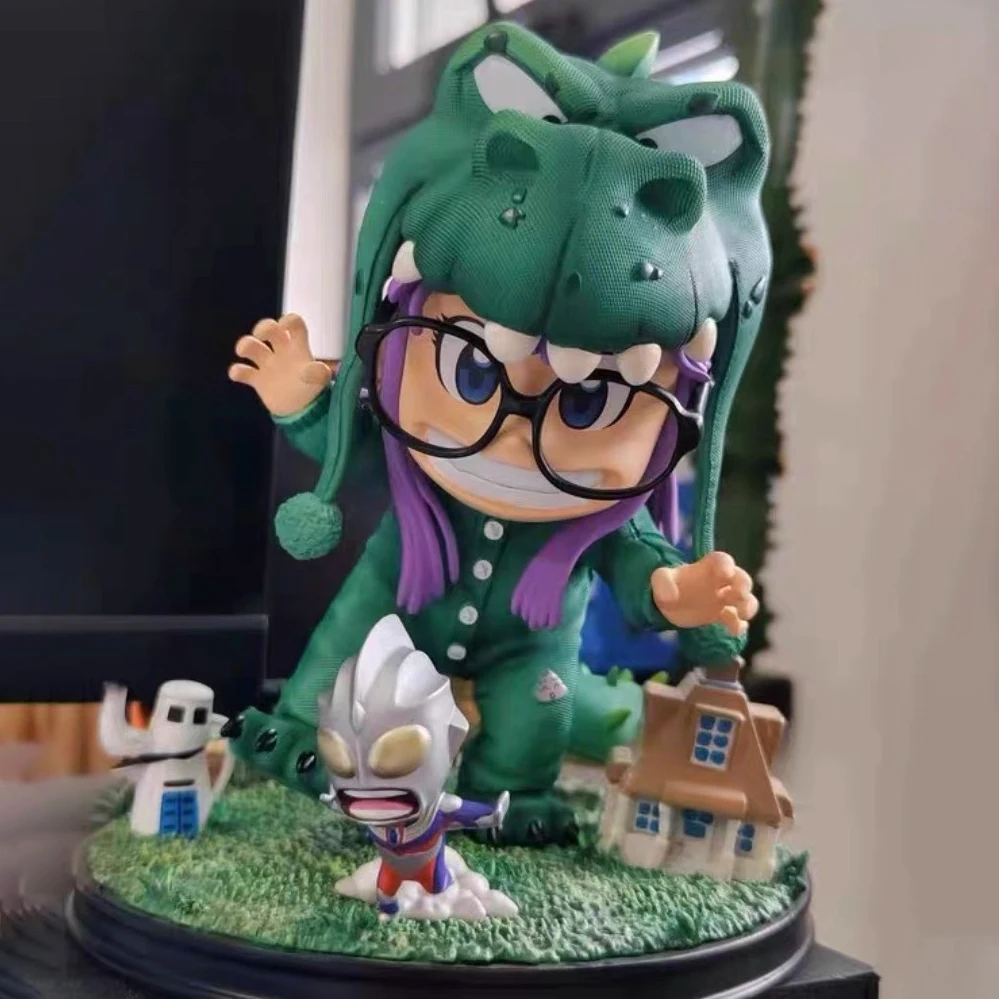 

1/6 Dragon Ball Anime Figure Dr. IQ Arale Peripheral Resin Model Scene Statue Desktop Decorate Ornaments Kid Birthday Gifts Toys