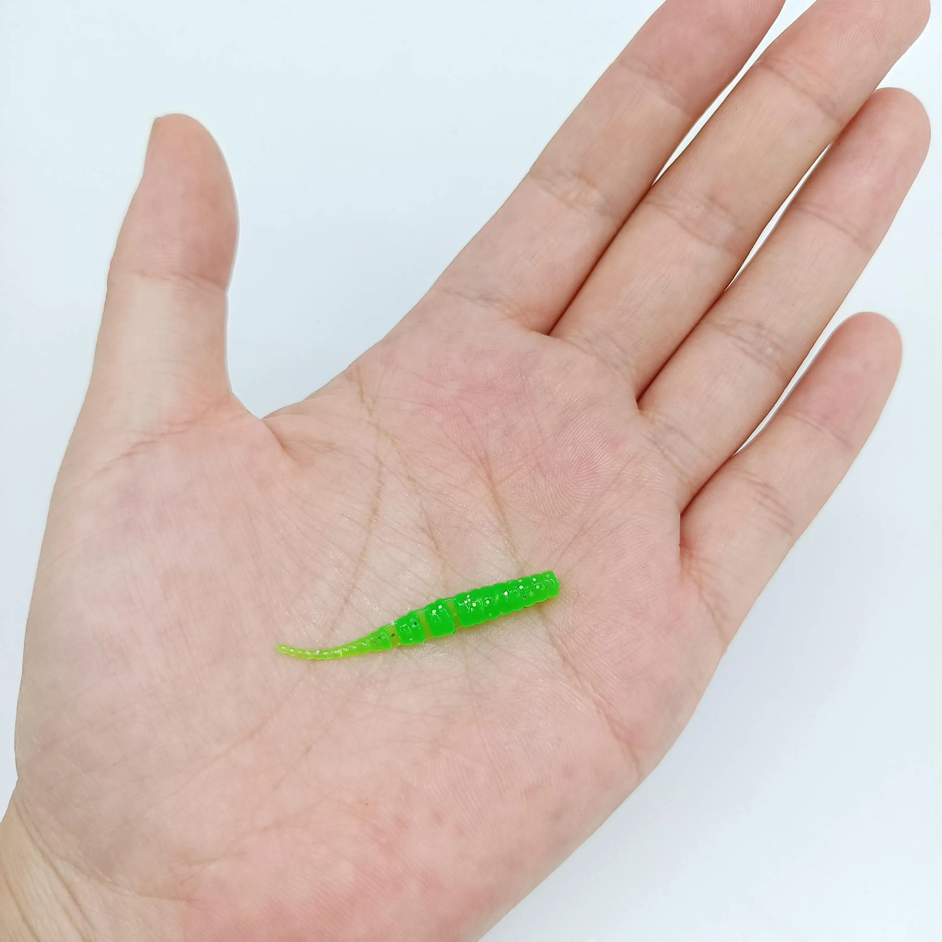 Duoduoyu 10pcs tpe Mini Soft Fishing Köder Silikon köder 0,3g/40mm künstliche Swimbait Jig Wobbler Bass Köder Angel gerät – Detail 5