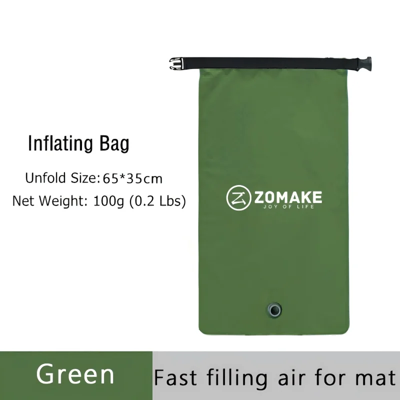 Camping Inflatable Bag for Air Mattresses Camping Sleeping Pad Outdoor Fold Portable Pump Ultralight Hiking Trekking Equipment