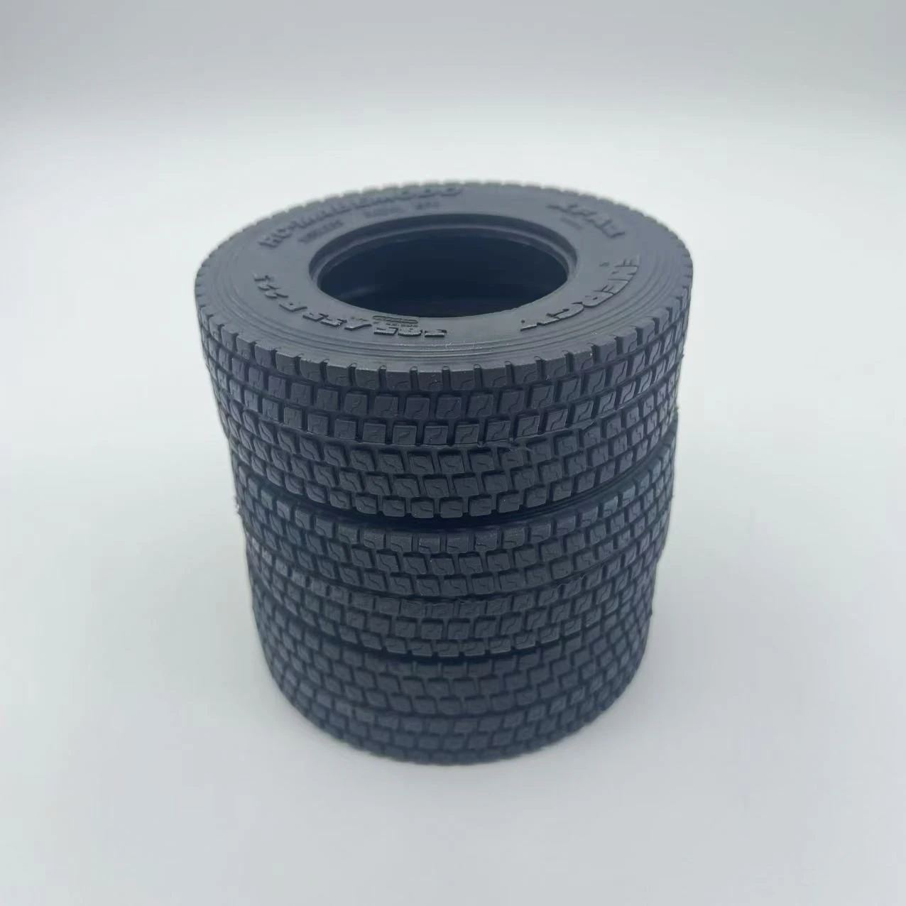 1 زوج المطاط الإطارات 85 مللي متر واسعة الإطارات الضيقة الإطارات ترقية ل 1/14 Tamiya RC Iveco التحكم عن بعد شاحنة قلابة لعبة أجزاء #6