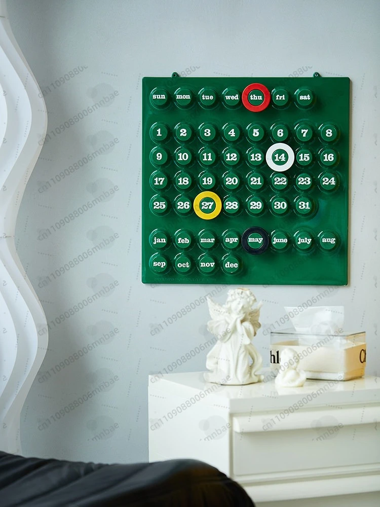 Replica Medieval Perpetual Calendar Ringadate Retro Calendar Creative Internet Celebrity Ins Wall Decoration Home