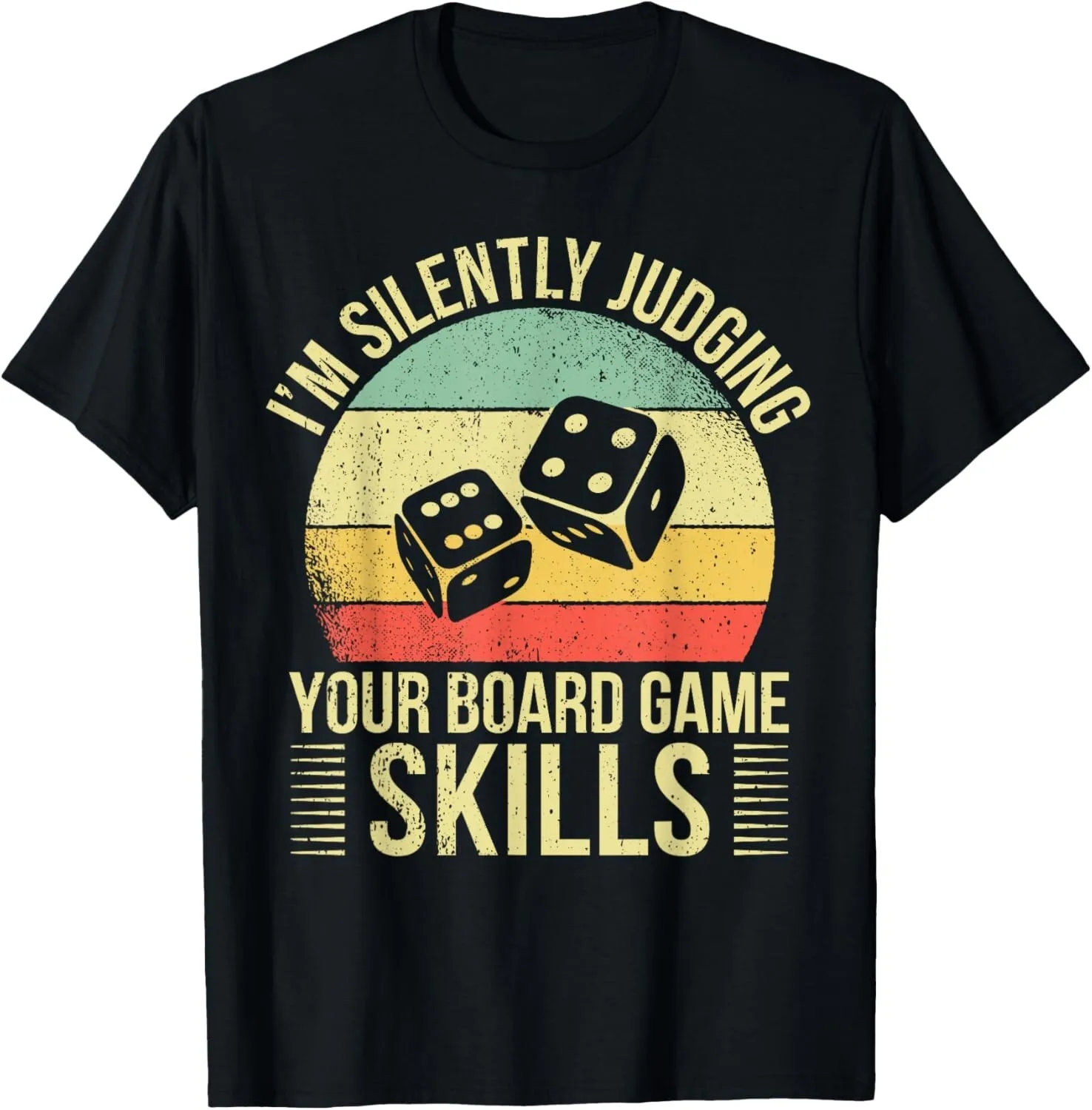 Board game night I board game lovers play board games for both men and women. T-shirt for summer, retro and breathable clothing.