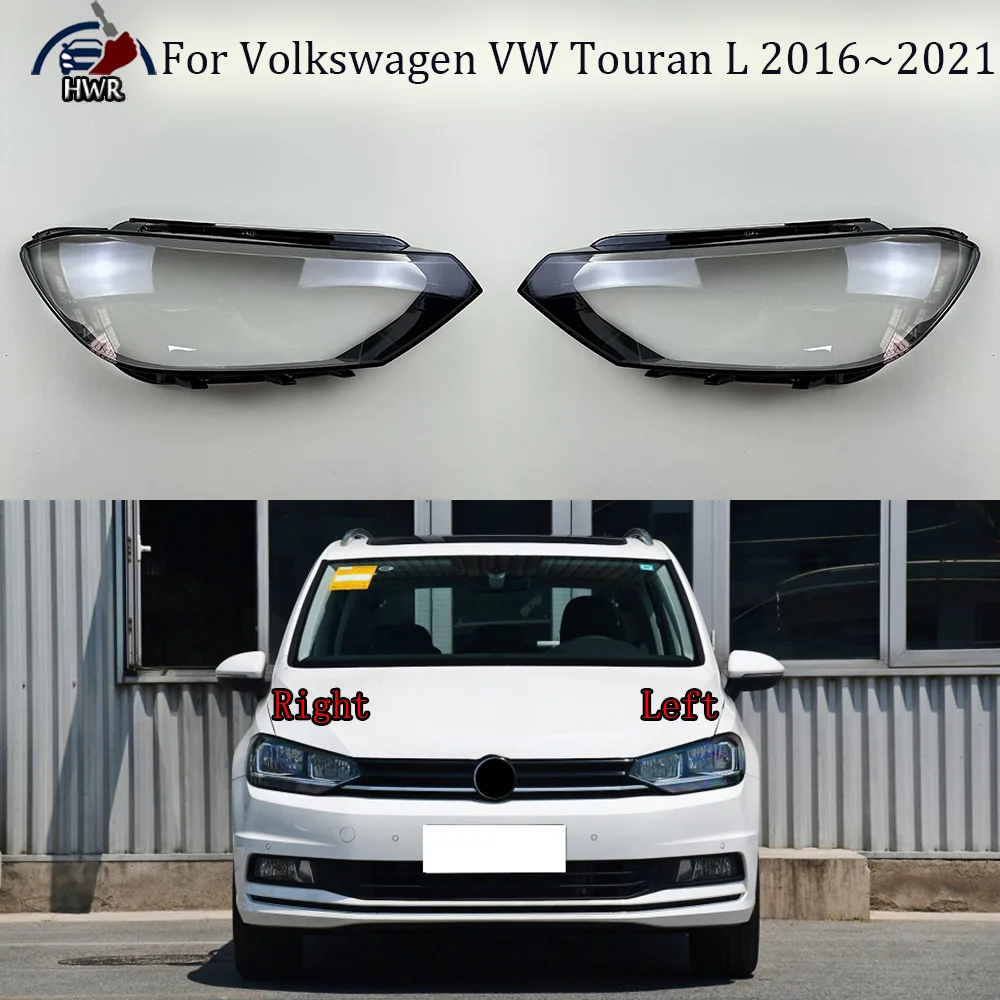 

Transparent Headlight Cover Lampshade Lamp Lens Shell Headlamp Housing Plexiglass For Volkswagen VW Touran L 2016-2021 Halogen