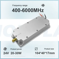 Moduł drona GaN 20W Bezzałogowy moduł ochronny UAV RF Moduł wzmacniacza mocy szerokopasmowego