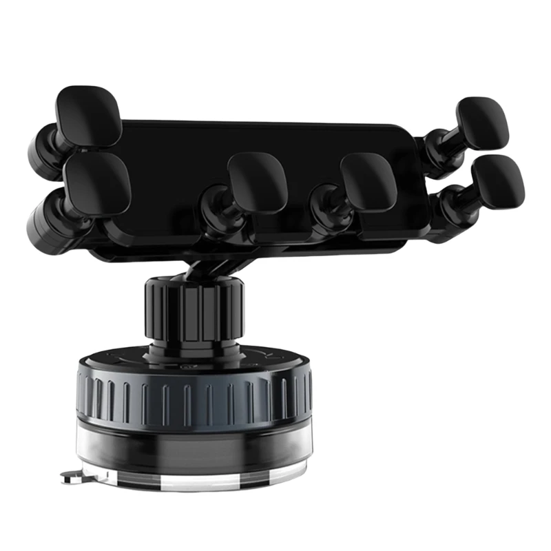 Car Dashboard Phone Holder with Secure Vacuum Suction & Full 360 Degree Rotation Capability For Safe Driving Experience D2RC