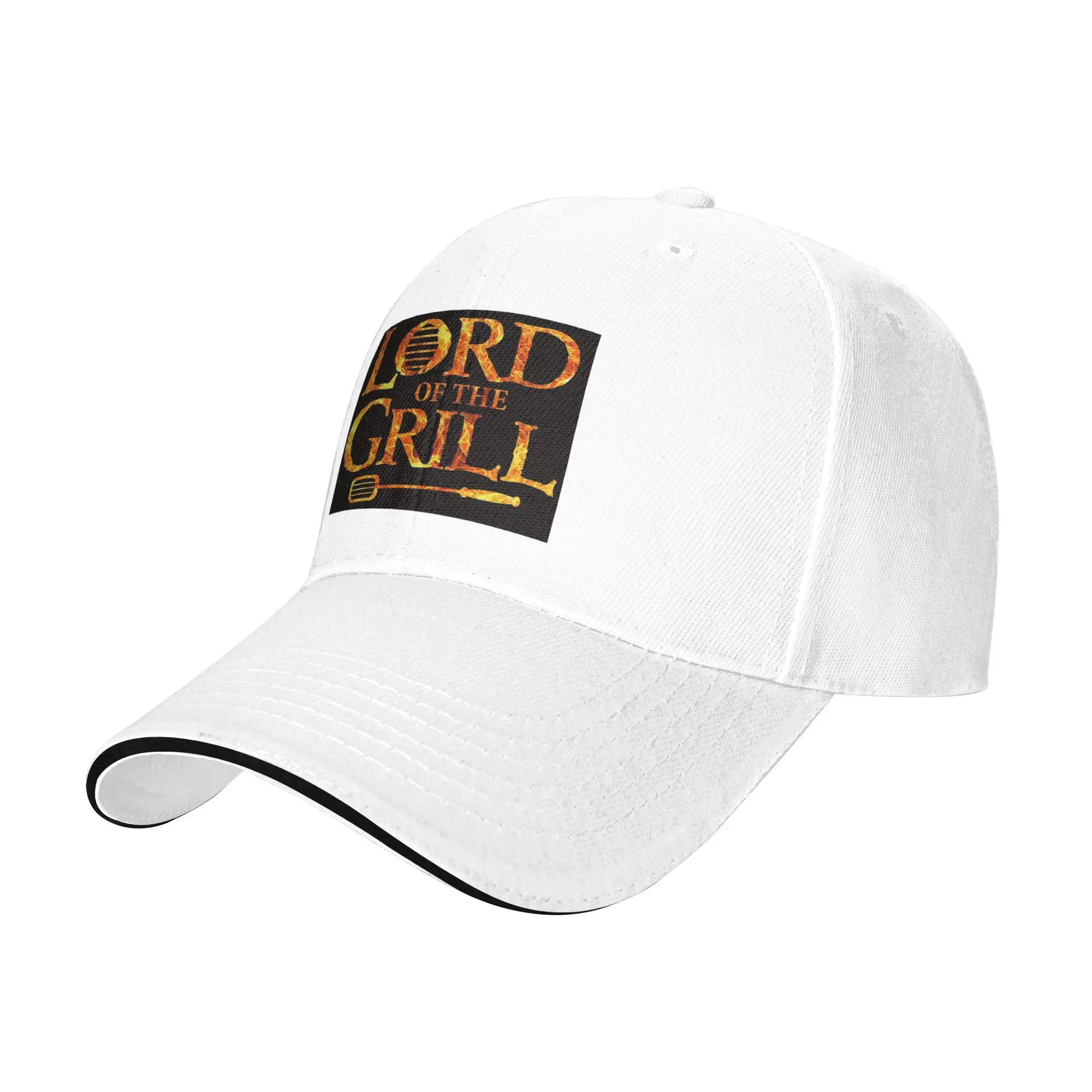 Lord of the grill, Barbecue chef Cap Casual Baseball Caps Adjustable Hat Hip Hop Summer Unisex Baseball Hats Customizable