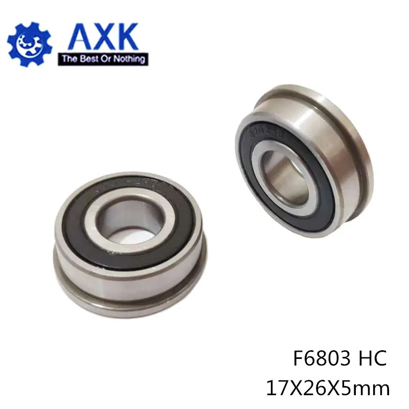 

F6803 Гибридный керамический подшипник 17*26*5 мм ABEC-1 (1 шт.) Промышленный шпиндель двигателя F6803HC Гибриды Si3N4 Шарикоподшипники 3NC F6803RS