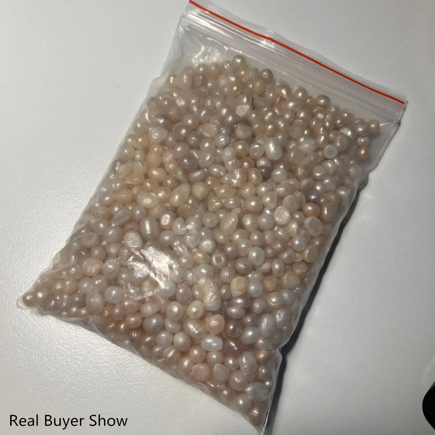 500G/1000G/Bag 7-9mm 100% Natural Freshwater Pearl Loose Beads No Hole Real Fresh Water Potato Pearl Beads Diy Pearl Necklace