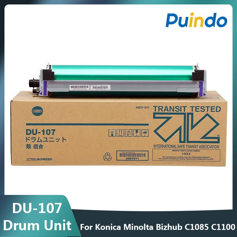 

Original New DU-107 Drum Unit For Konica Minolta Bizhub Press C1085 C1100 C6085 C6100 A6DY0Y1 DU107 350,000 Page Yield