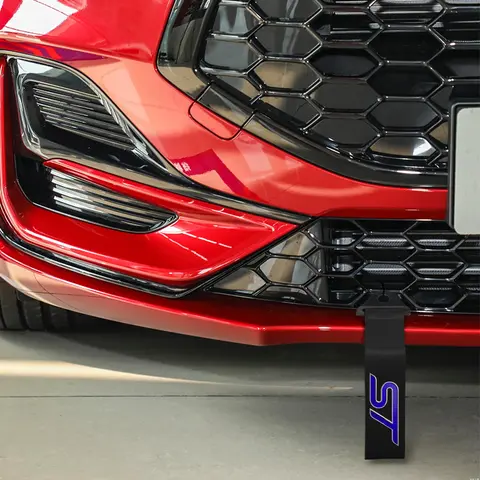 For Mondeo Fiesta Ranger Galaxy Focus MK4 MK5 Kuga MK3 Bronco Badge High Performance Car Racing Decorative Tows Rope Styling