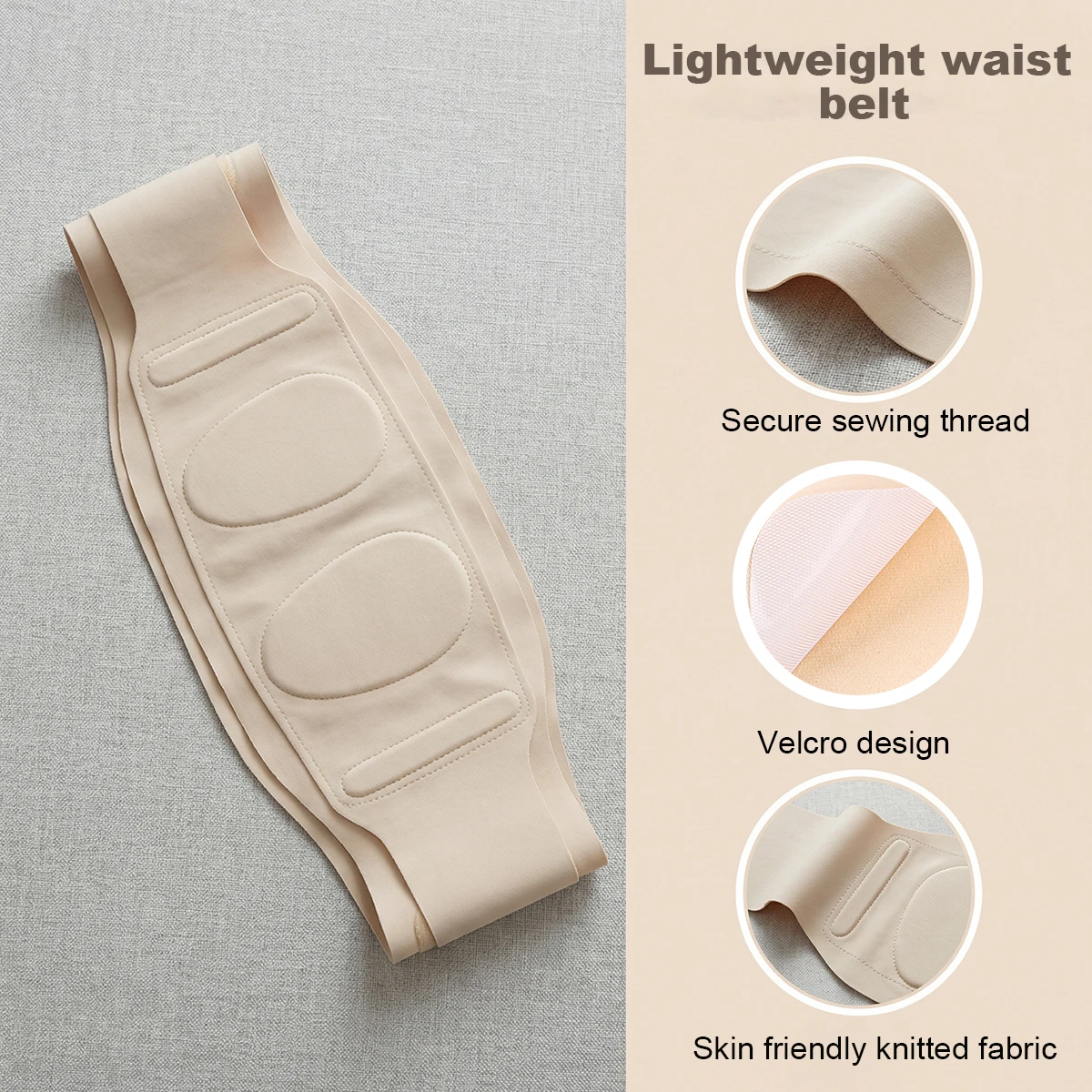 TRALOW Non-Slip Waist Trainer for Women, Lightweight Breathable Belly Band, Anti-Curl Seamless Girdle for Sport and Postpartum