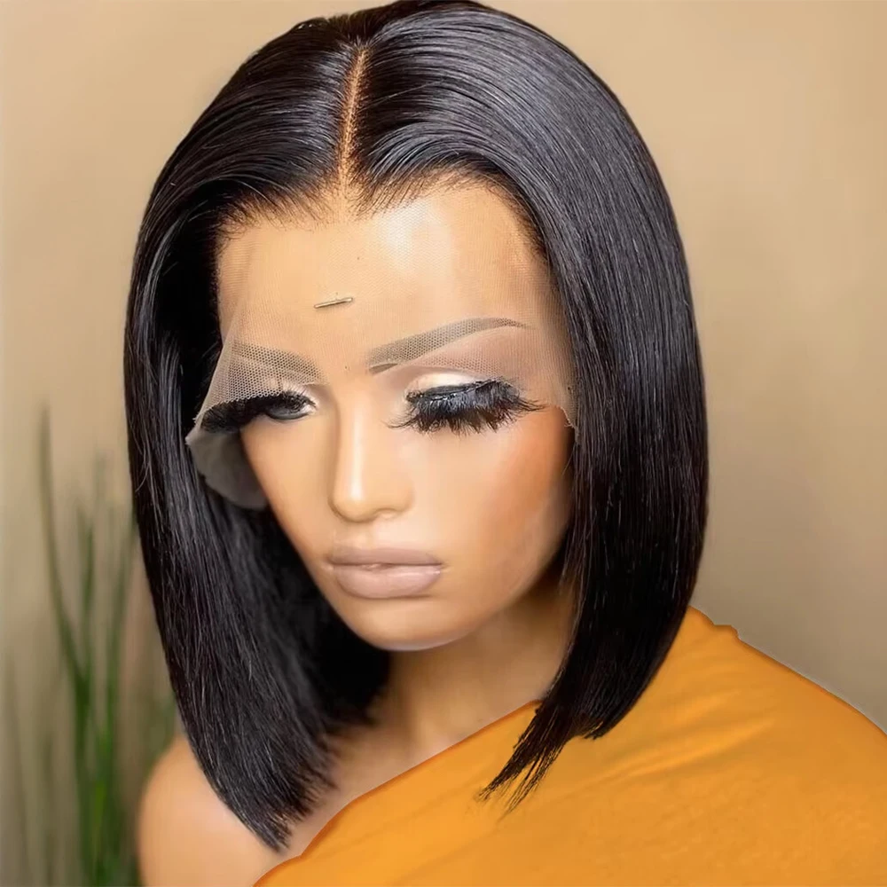 

Glueless Bob Wigs Human Hair 13x4 13x6 HD Lace Front Wigs 100% Human Hair Wigs 7x5 Straight Lace Frontal Bob Wigs For Women 250%