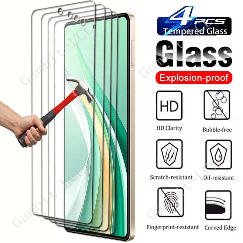 

4PCS Tempered Glass For Tecno Camon 30 Premier 5G 20 Pro 4G 19 Neo 18P 18 17P 17 16 15 Air Camon30 Camon20 Screen Protector Film
