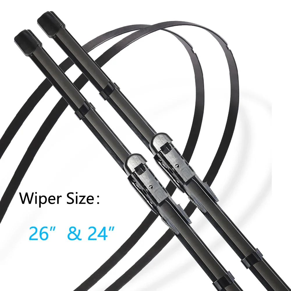 3X Car Wiper Blades For Roewe MG RX5 2016 2017 2018 2019 Front and Rear Windshield Windscreen Wipers Auto Exterior Accessories