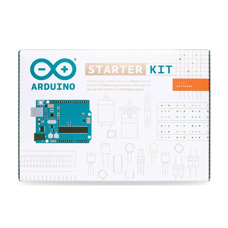 Imagem -05 - Placa de Desenvolvimento Arduino Original da Itália a 000066 Mcu Arduino Starter Kit Múltiplas Idiomas k 000007