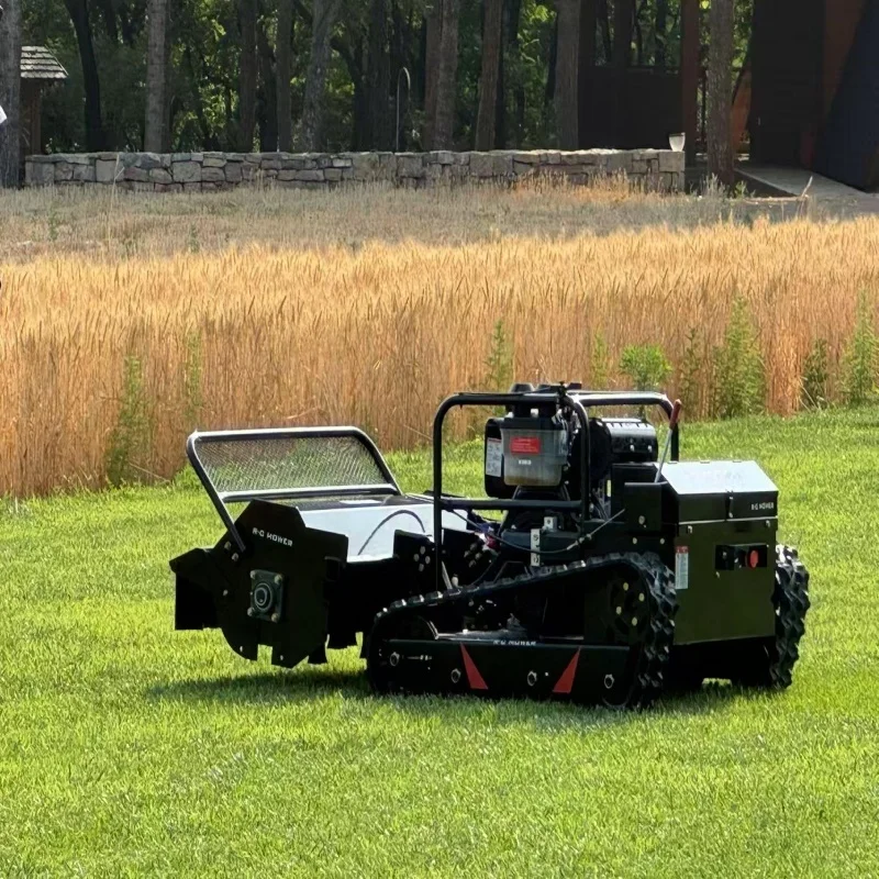 كفاءة عمل عالية نوعية جيدة جزازة العشب روبوتية صغيرة عن بعد #2