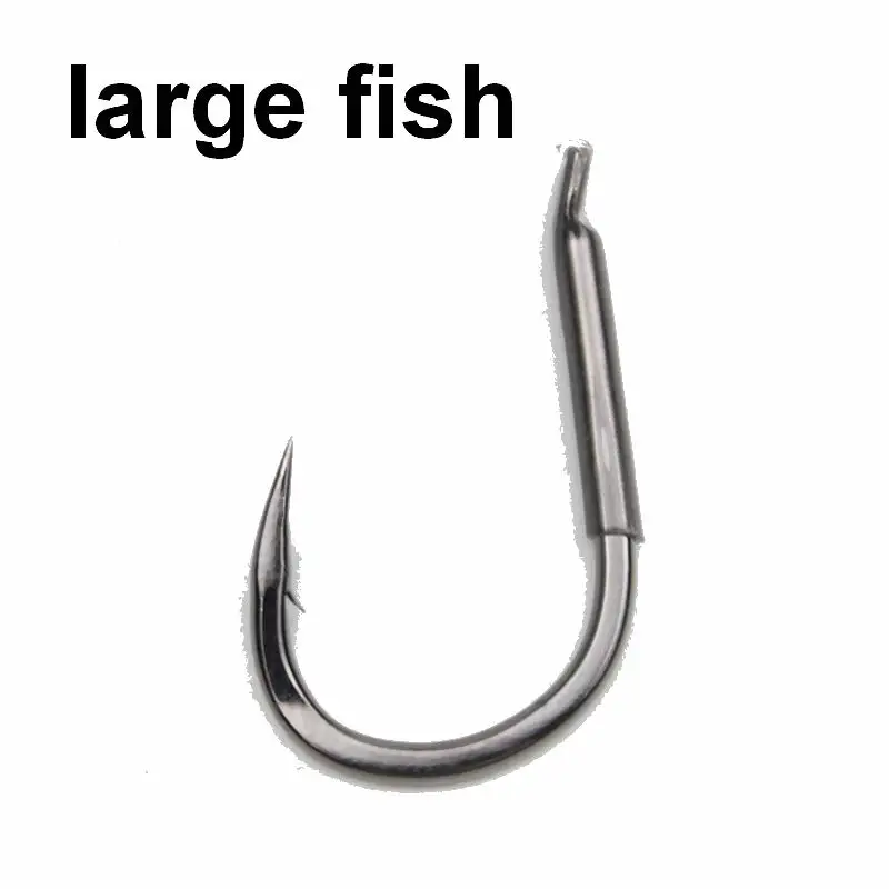 HK001 Alloy Titanium Steel Barbed Big Fishing Hooks Bait Large Fish Hook 7# - 16# Light and Rigid Still Sharp for Years