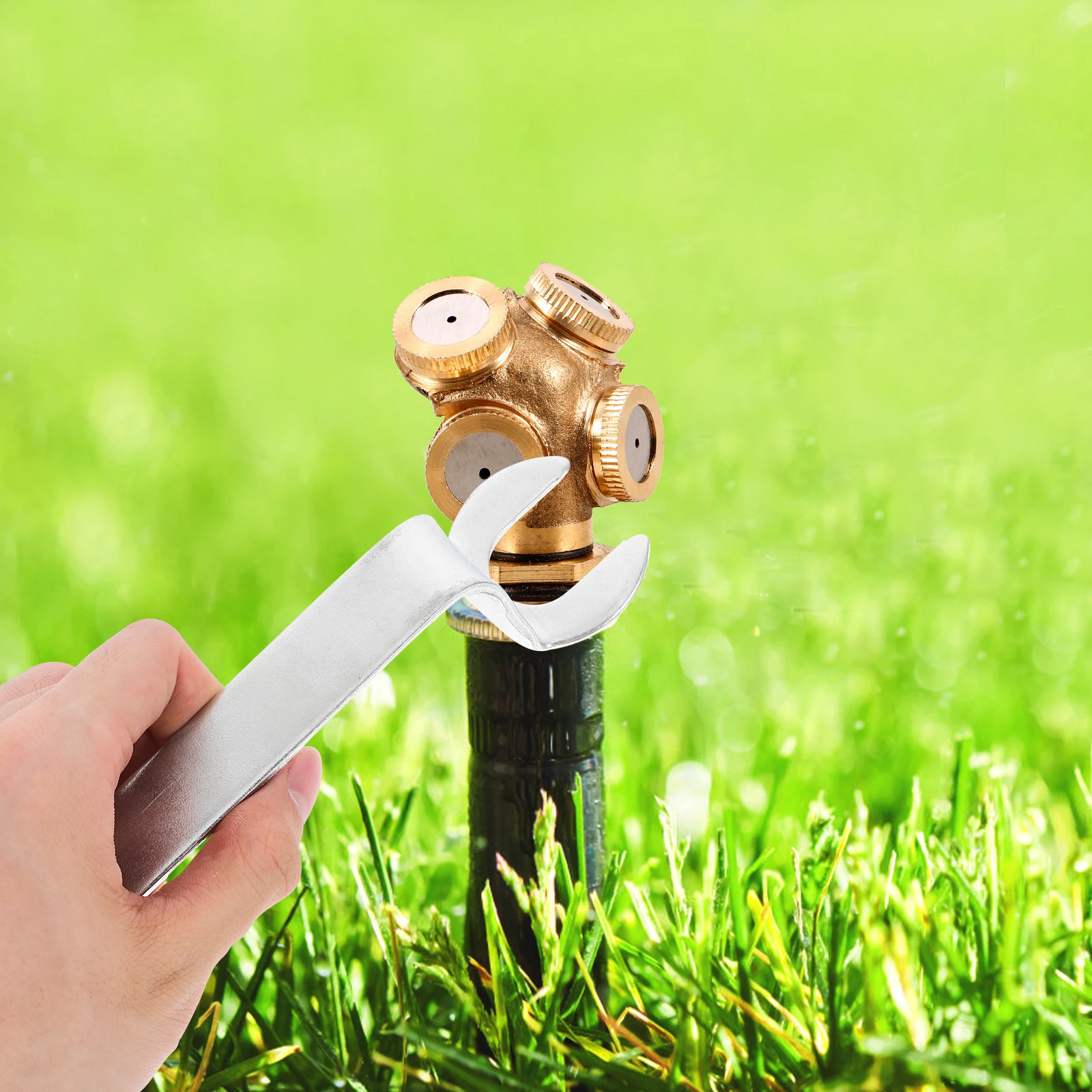 

Fire Sprinkler Head Wrench Universal Metal Sprinklers Repairing Tool for Residential Commercial Industrial Systems