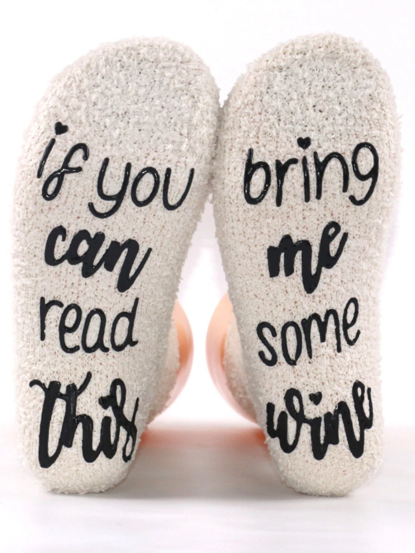 Jika Anda dapat membaca kaus kaki ini karang bulu kru kaus kaki huruf antiselip lantai kaus kaki wanita musim dingin