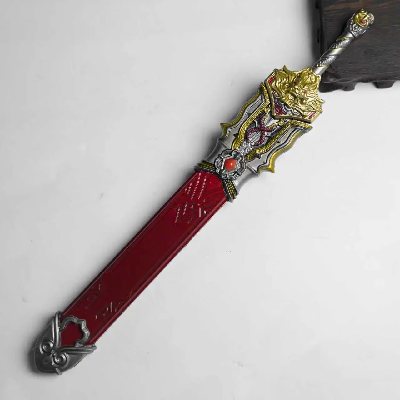 30cm New Game Figure Dragon Sword Perimeter Metal Model Craftsmanship Props Desktop Decoration Ornaments Birthday Gifts Toys