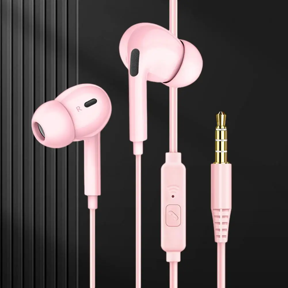 Проводная гарнитура с объемным звуком, Hi-Fi наушники-вкладыши, цветные наушники-вкладыши, для компьютеров