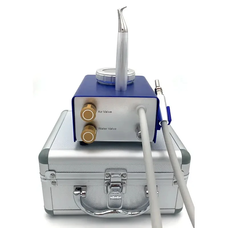 Dental Air Flow Air Prophy Machine Dental Lab Cleaning Air Water Prophy Polishing Sandblasting Machine