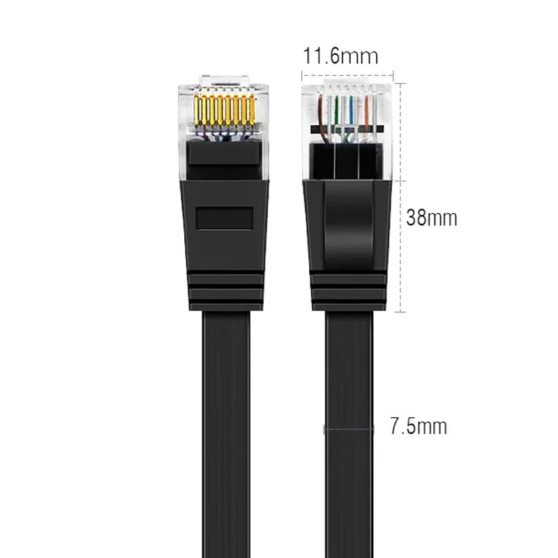 Super Speed Network Cable Lan CAT6 10Gbps RJ45 Patch Cord for Laptop PC