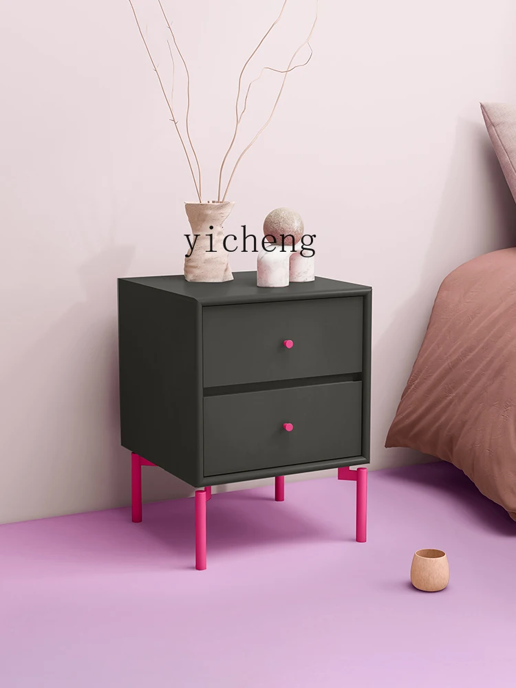 ZZXL Bedside Table Bedside Cabinet Locker Simple Children Bedside Cabinet Storage Bedroom Cabinet