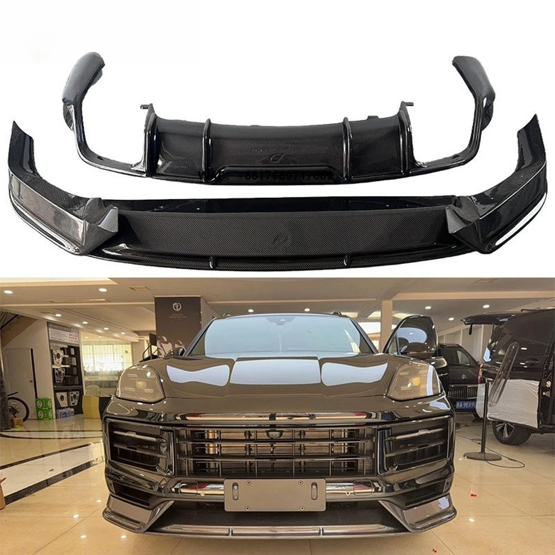 FD Style 9Y0 Carbon Fiber Front Lip Rear Diffuser for 9Y0