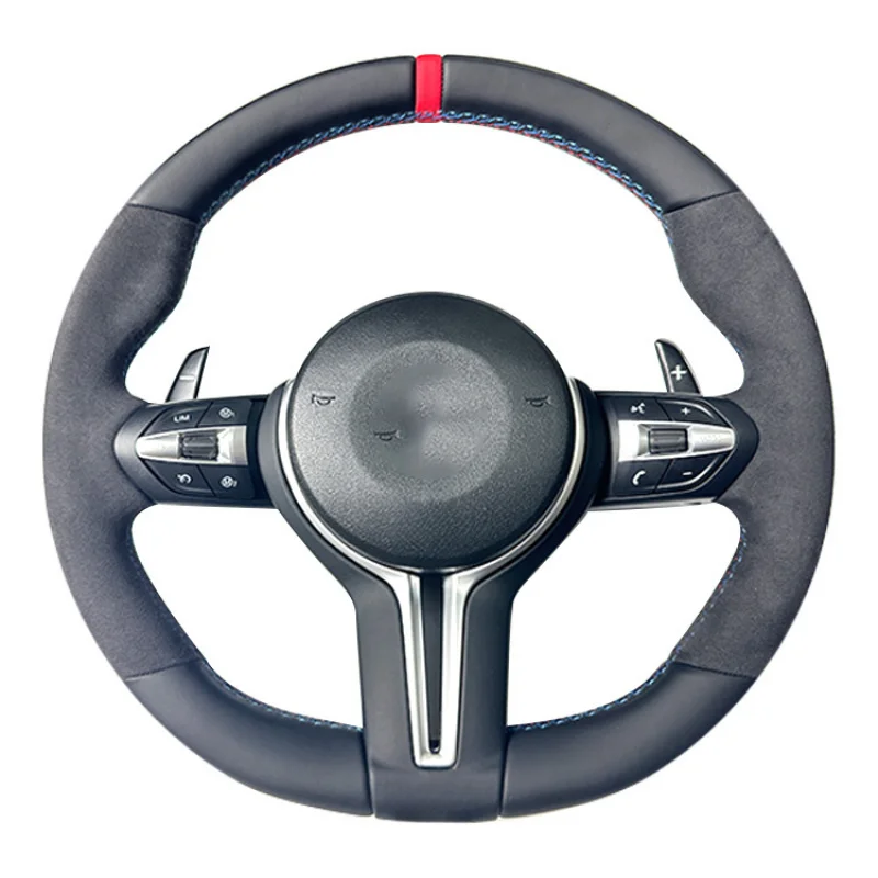 

suitable for BMW 1, 2, 3, 4 Series, X1, 2, 3, 4 Series, F82, F84, F24, Suede leather steering wheel conversion from old to new,