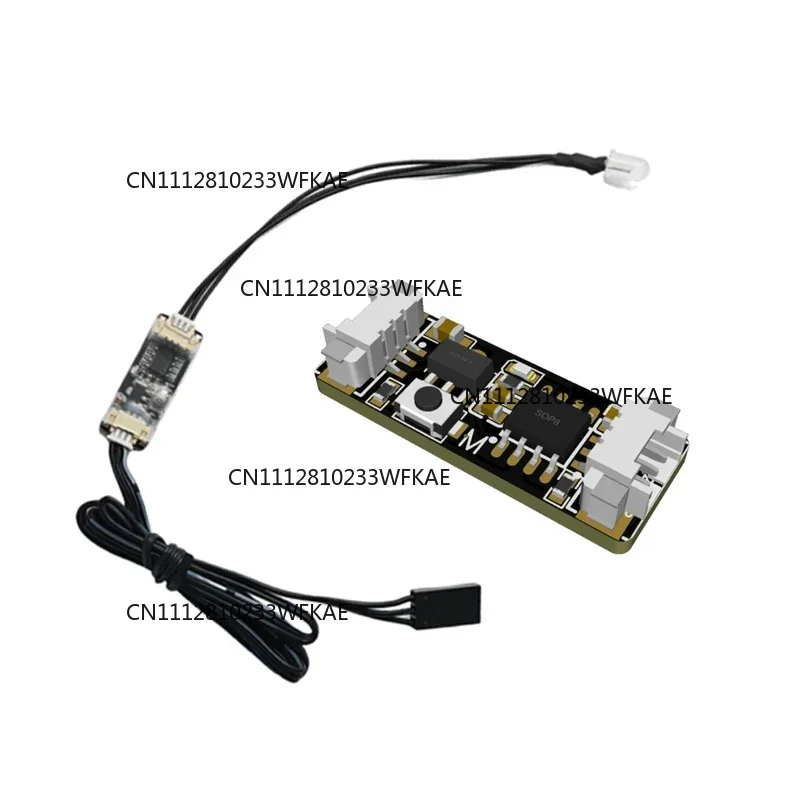 1PCS DC 5-8.4V Tailpipe LED Light 5mm Lamp Beads 25.8x10.3x4.5mm Controller with Signal Cable DIY Accessories for RC Car Model