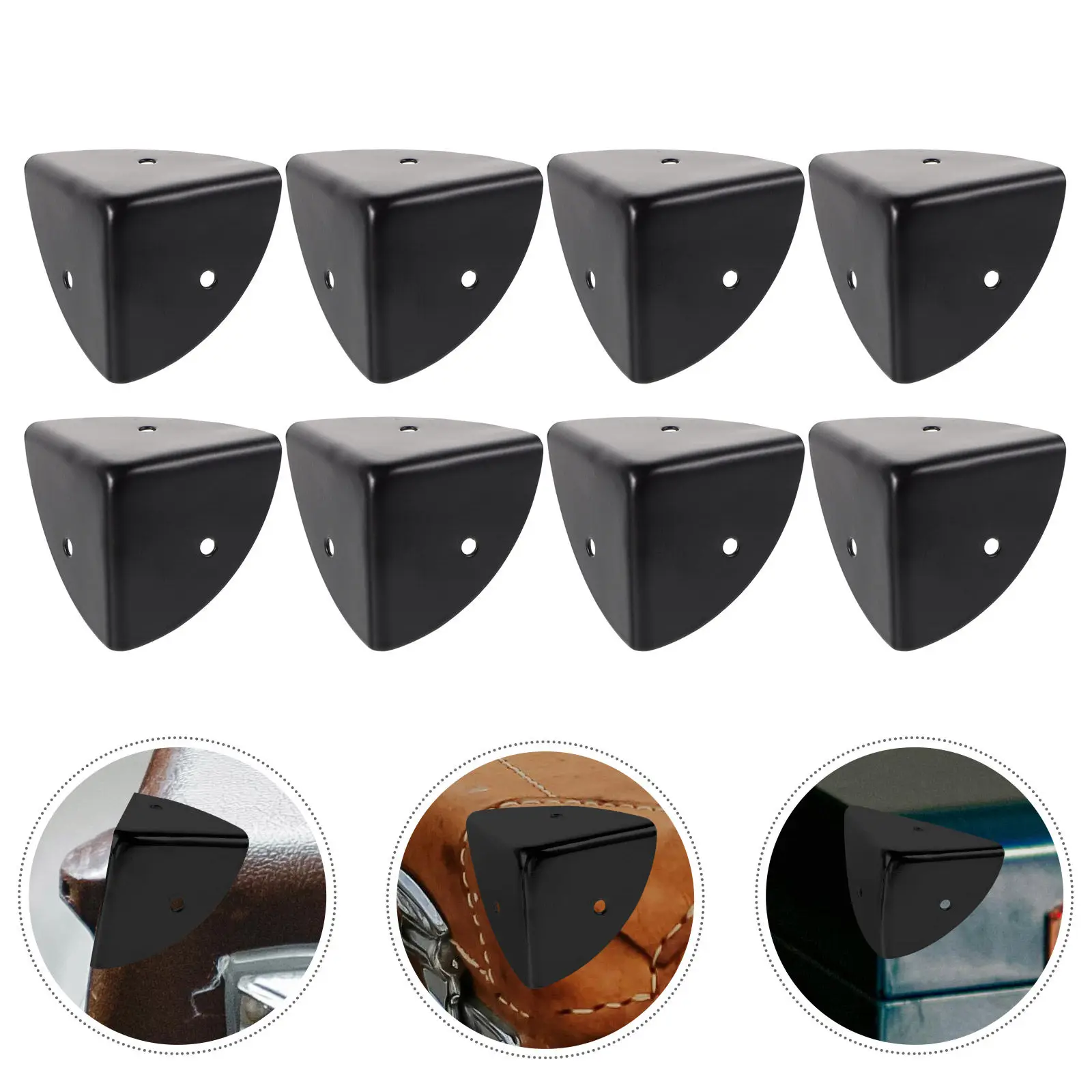 

16Pcs Corner Edge Guards Heavy Duty Metal Protectors for Tool Cabinet Box Case Furniture Decorative Accessories