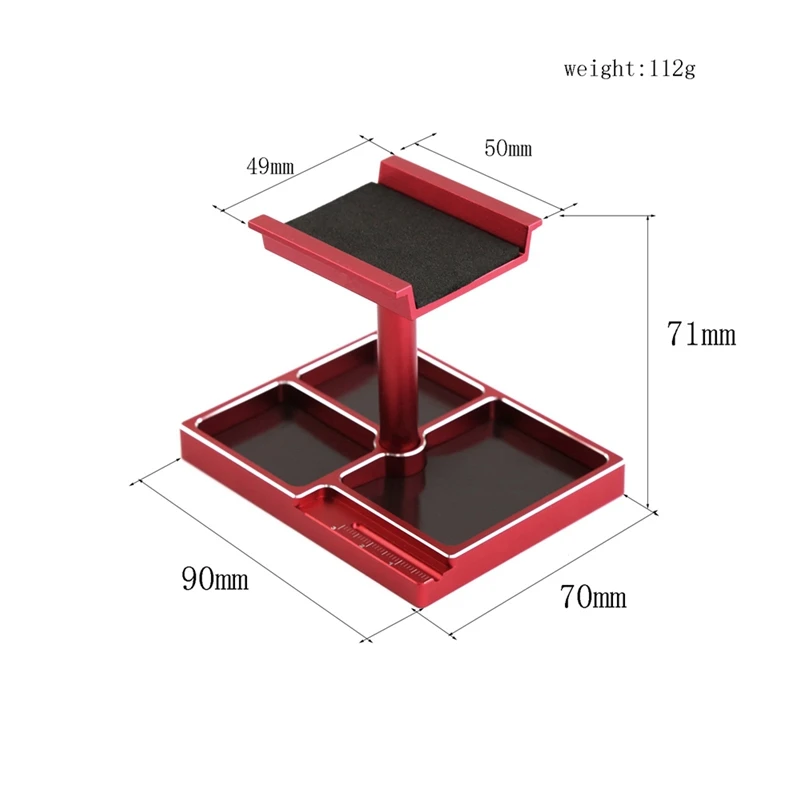 1Set Vervangende Onderdelen Accessoires Geschikt Voor 1/18 1/24 Trx 4M Scx24 Fcx24 Reparatiestand Tuning Stand Displaystandaard