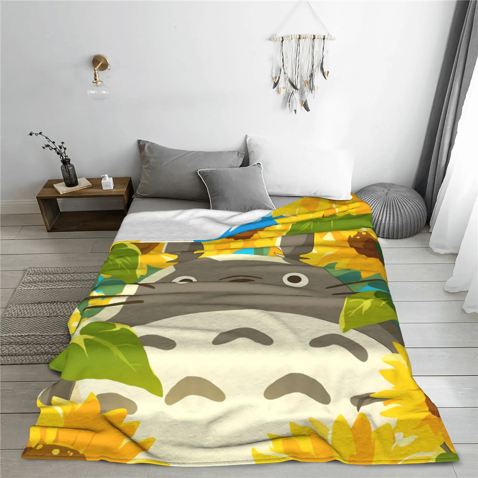 1PC home Cutecore My Neighbor Totoros  Blanket Super Cosy Plush Home Living Room Sofa halloween