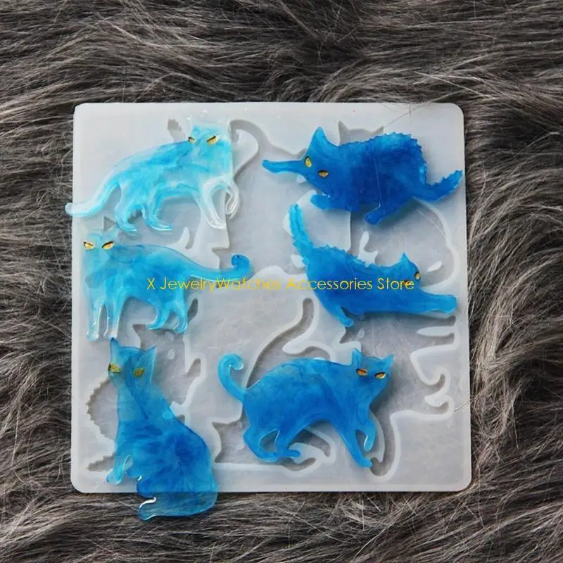 

31KD DIY Crystal Silicone Mold Pendants Resin Mold for Jewelry Making Animal Epoxy Mould Women