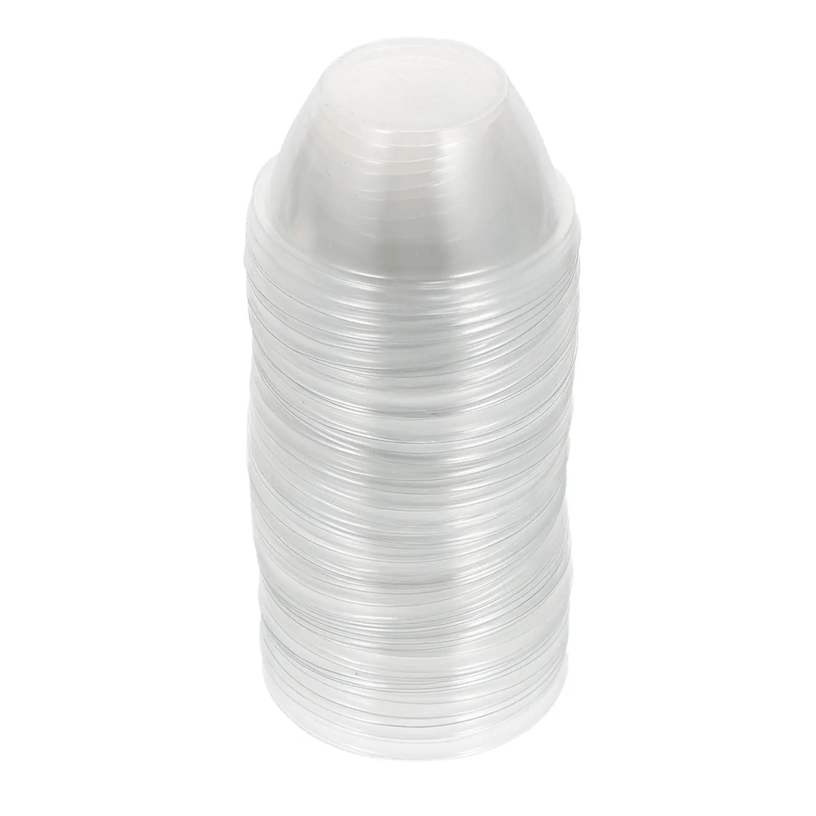 50Pcs Premium Transparent Hydroponic Plants Covers Moisturizing Frost Resistant Heat Preservation Lids for Botany Planting