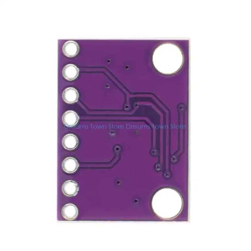 CCS811 Air Quality Module with Two Gas Readings, Two Mounting Holes, and Marked Pin Layout for Indoor Home Automation Project