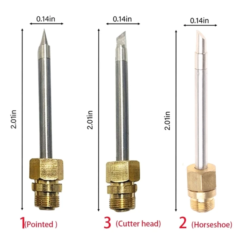 Práctico soldador 8w interfaz punta soldador para soldador