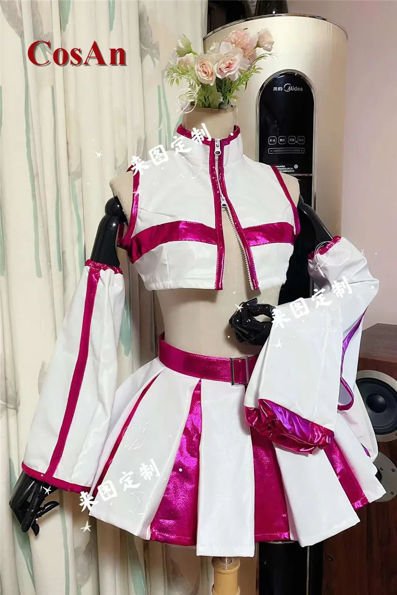 CosAn Anime Ririsa Of 2.5 Dimension Ririsa Cosplay Costume Sweet Lovely Skirt Activity Party Role Play Clothing Custom-Make