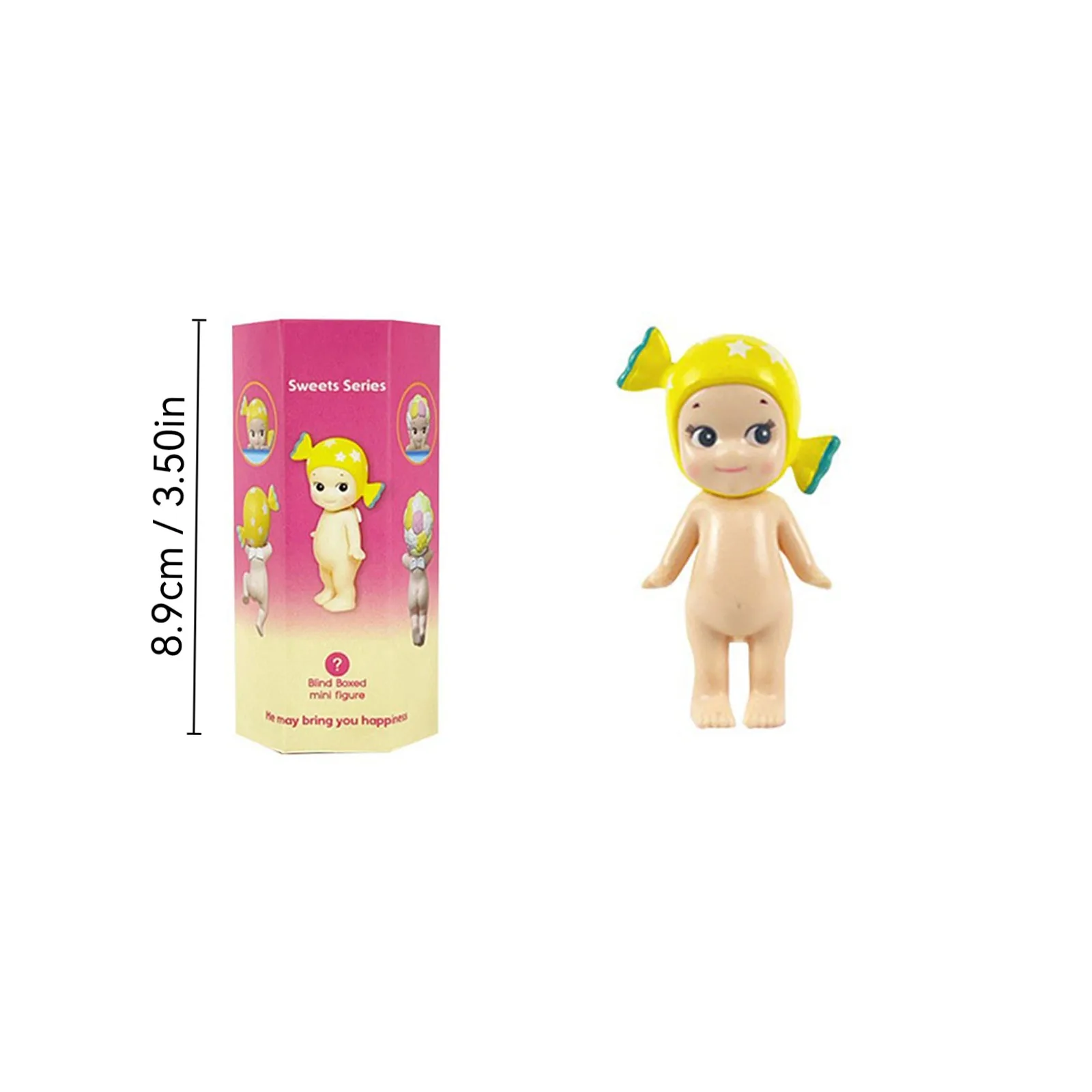 كشف العوالم الغامضة للعجائب المجنحة تمثال الملاك المثير للاهتمام في المفاجأة صندوق أعمى الملاك السائكين سلسلة الحلم الشكل