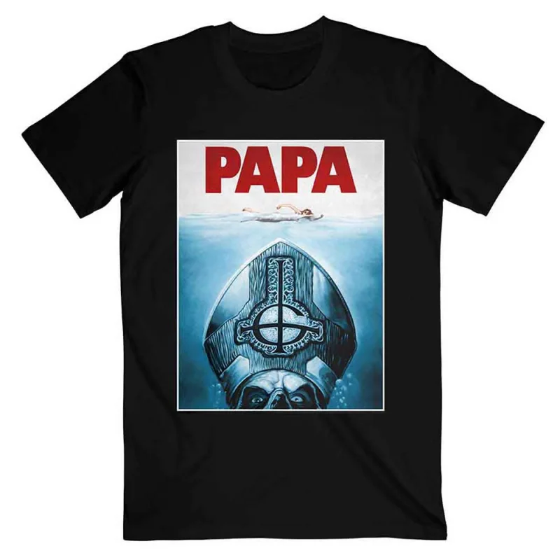 Ghost Swedish Heavy Metal Ghost Rock Band Casual T-Shirt Men's and Women's Luxury Band Brand Top Rock