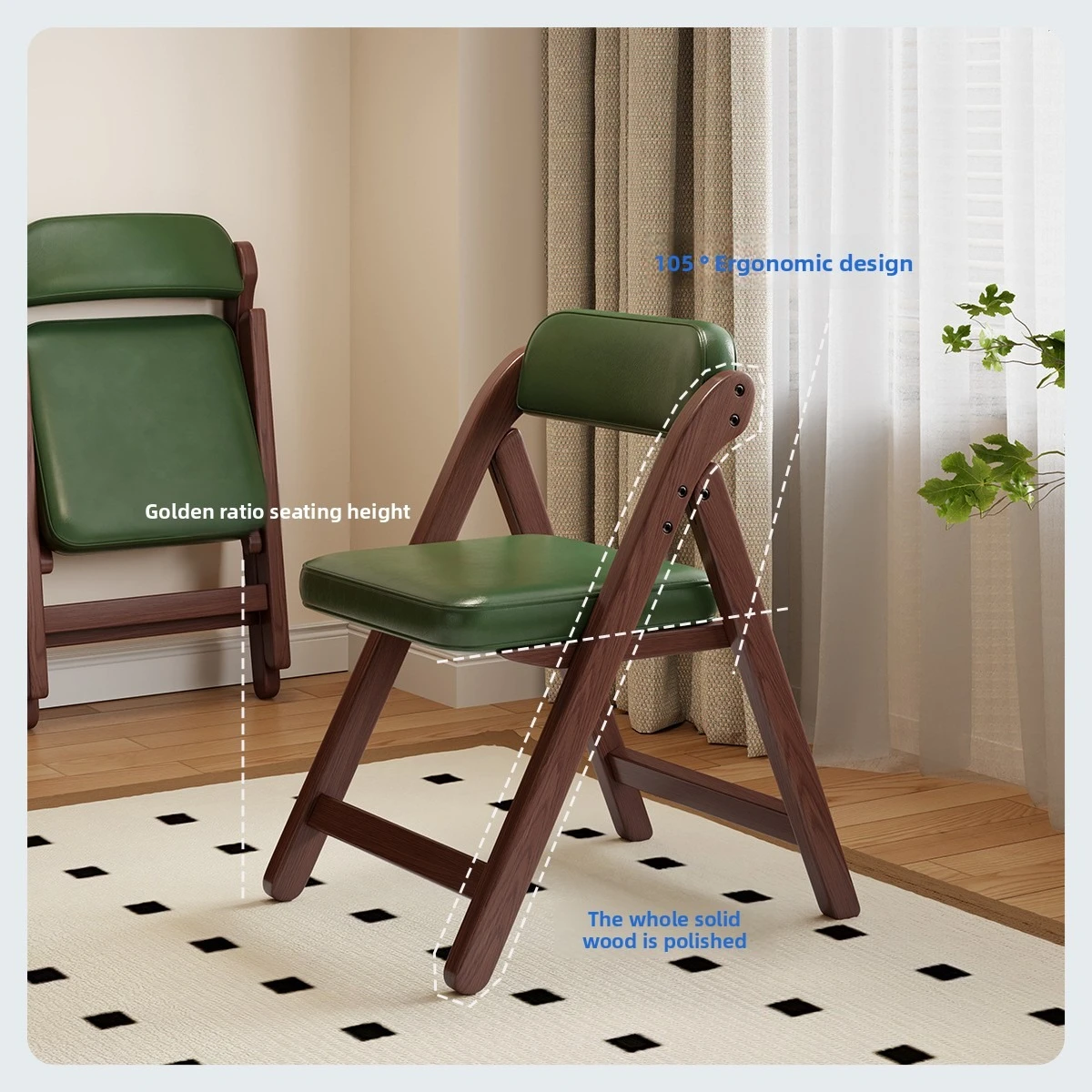Outdoor Furniture For Sale - Chaises pliantes en bois massif de