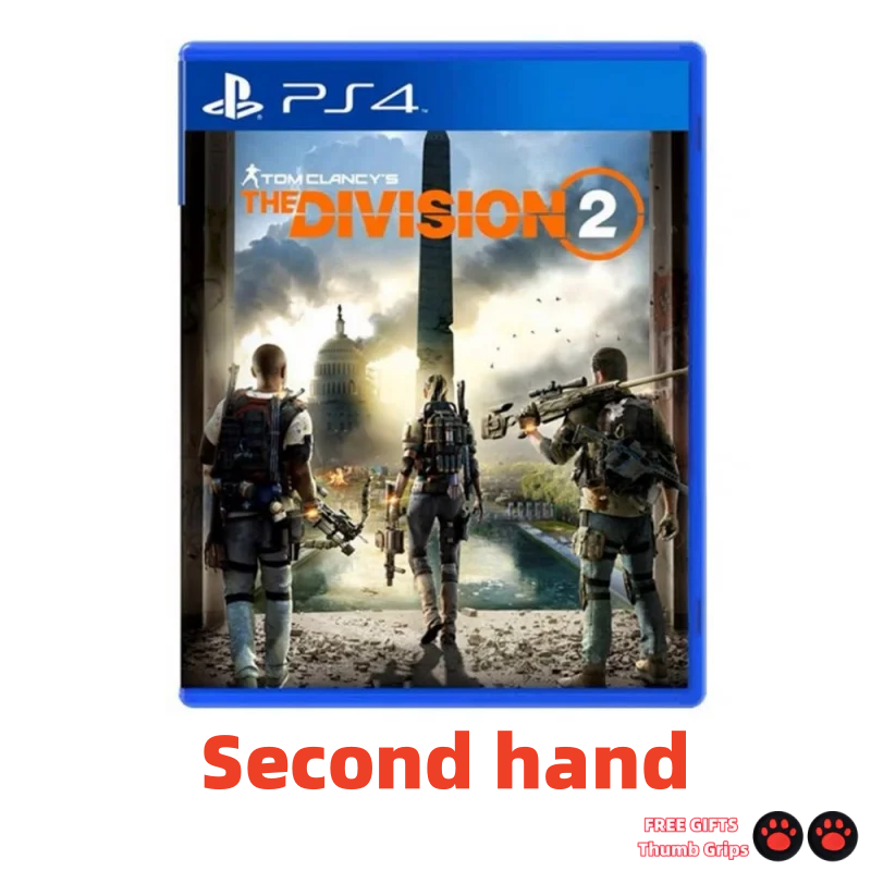 Sony Playstatio4 PS4 Genuine Second Hand Game CD Tom Clancy's The Division 2 Playstation4 Game Card SONY Ps4 Games Tom Clancy's