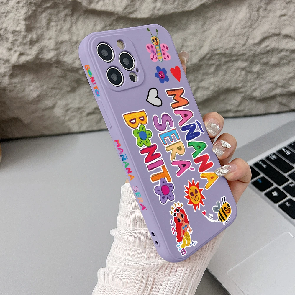 Karol G Manana Sera Bonito Phone Case for Vivo V30 V30e V29 V25 V21 Y50 Y36 Y35 Y28 Y22 Y21 Y20 Y17 Y16 Y15s Pro 4G 5G TPU Cover