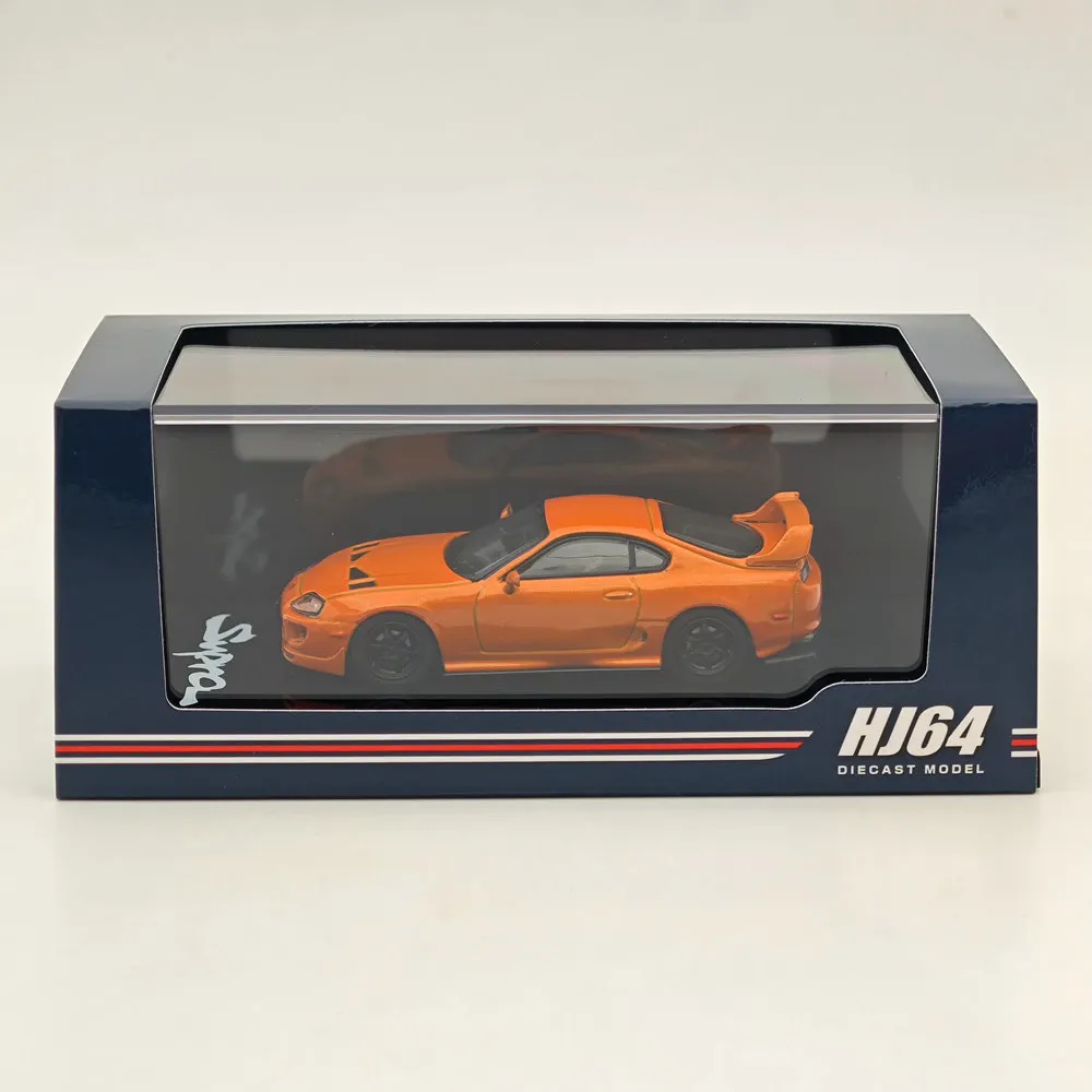 

Хобби Япония 1/64 для SUPRA (JZA80) JDM ВЕРСИЯ ИЗ США ОРАНЖЕВЫЙ МЕТАЛЛИЧЕСКИЙ HJ 644042 P литые модели автомобилей коллекция авто игрушки подарок