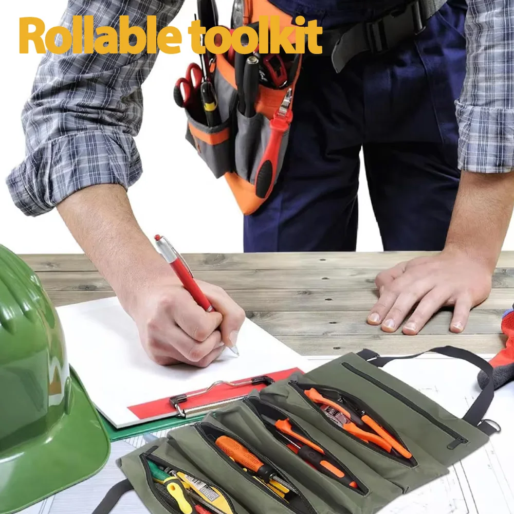 Heavy Duty Tool Bag Storage Bag for Workers Engineers Maintenance Camping Detachable Multifunctional Tool Organizer