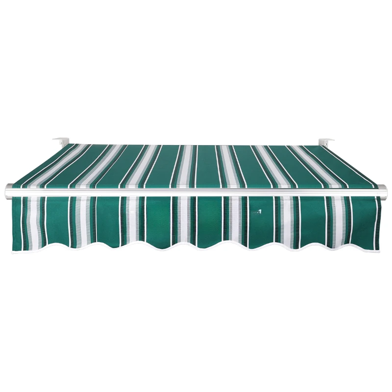 Awning folding telescopic hand-cranked electric awning shrink tarpaulin outdoor balcony facade courtyard awning